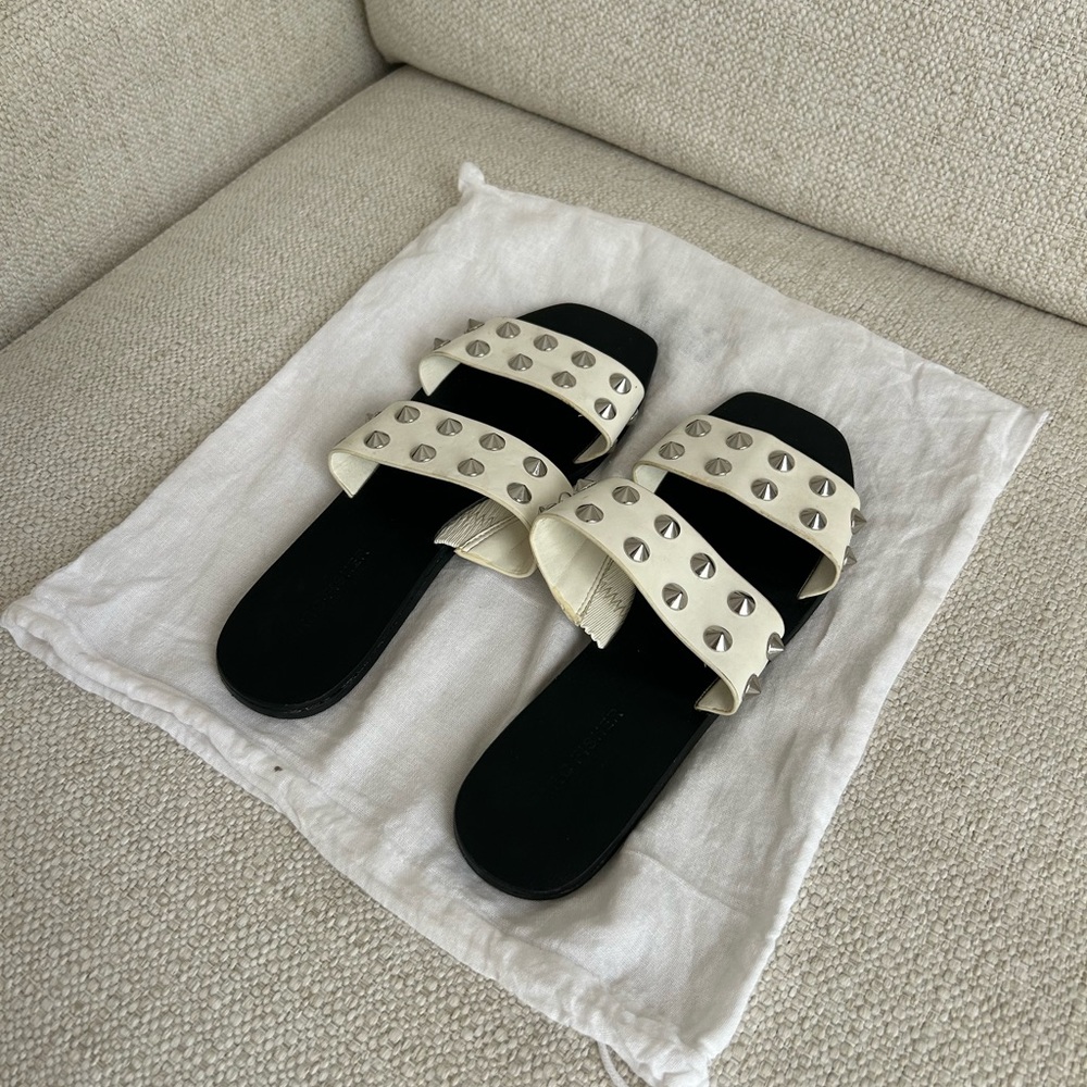 Marc Fisher Stud Sandals Size 8 - image 1